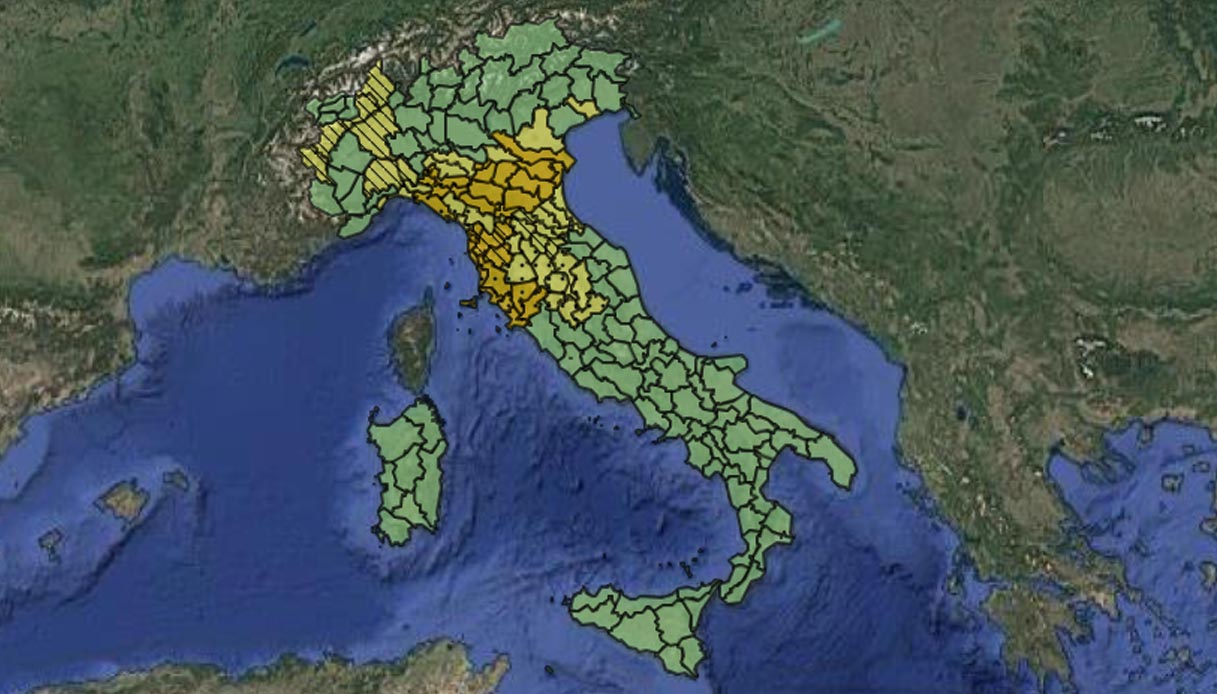 meteo previsioni allerta ottobre