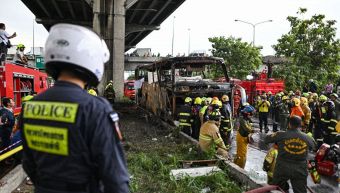 Ultima ora Morti 22 bambini e 3 insegnanti, autobus prende fuoco mentre andavano in gita