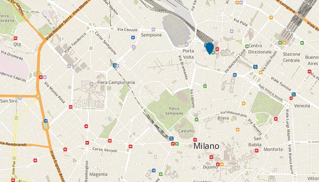 Mappa Milano