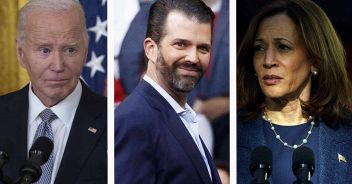 Donald Trump Jr Kamala Harris Joe Biden