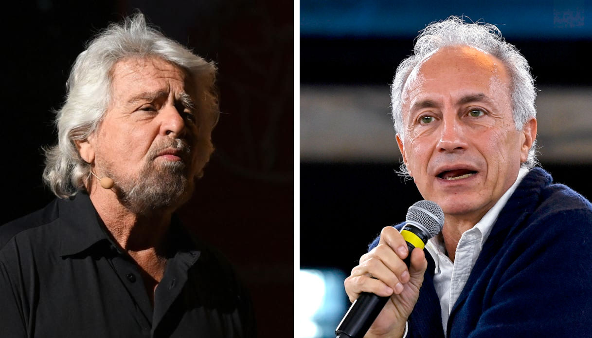 Beppe Grillo e Marco Travaglio 