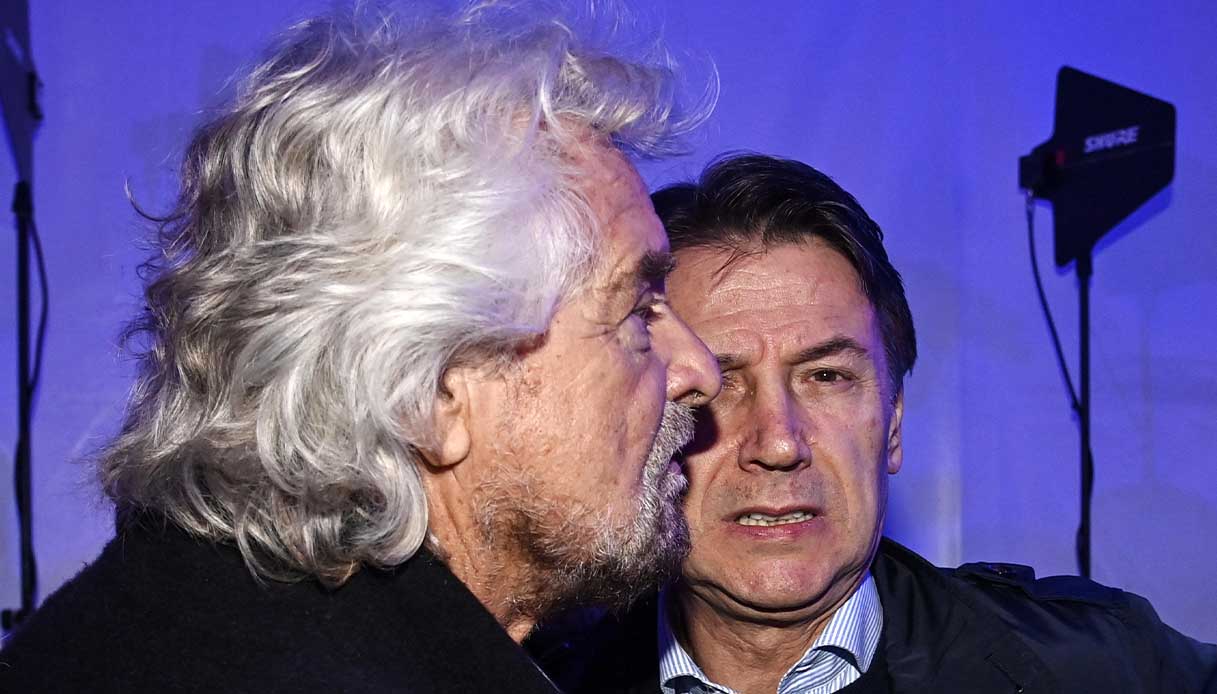 Beppe Grillo e Giuseppe Conte