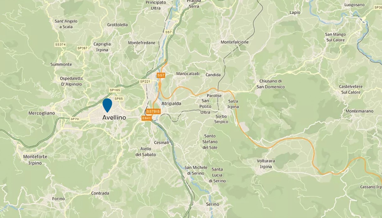 Mappa Avellino