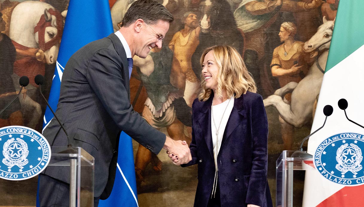 mark rutte giorgia meloni