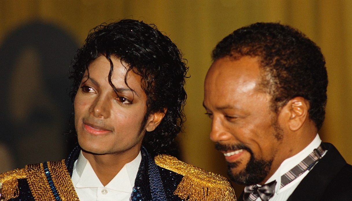 Michael Jackson e Quincy Jones foto