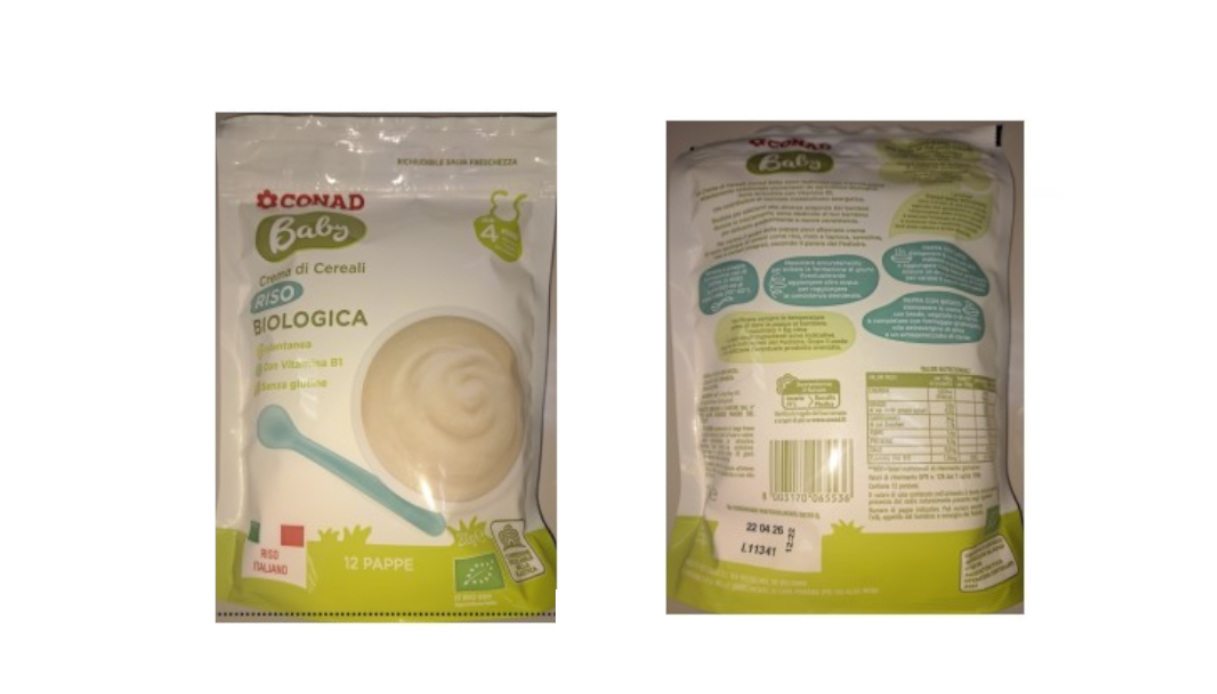 Conad, Crema di cereali Riso biologica 200 g