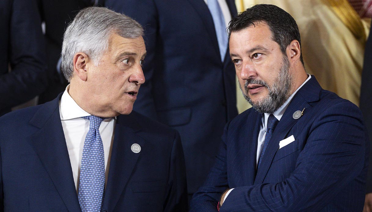 Antonio Tajani e Matteo Salvini