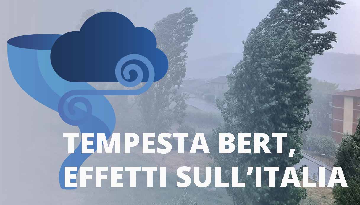 Tempesta Bert sull