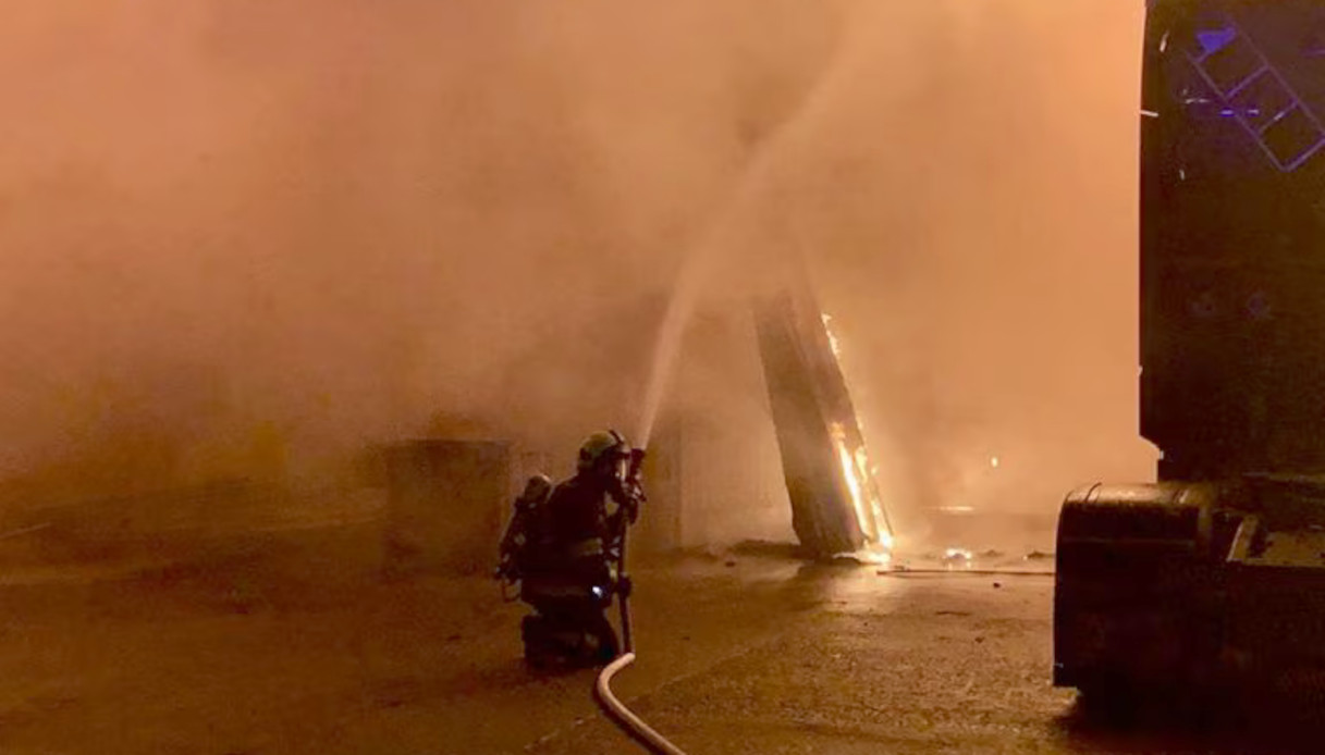 incendio Bolzano Fercam