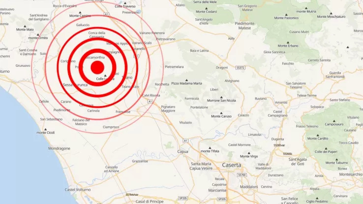 Terremoto a Ferrandina vicino Matera e a Caserta, tre scosse fanno tremare l