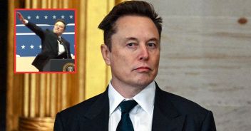 elon musk saluto video