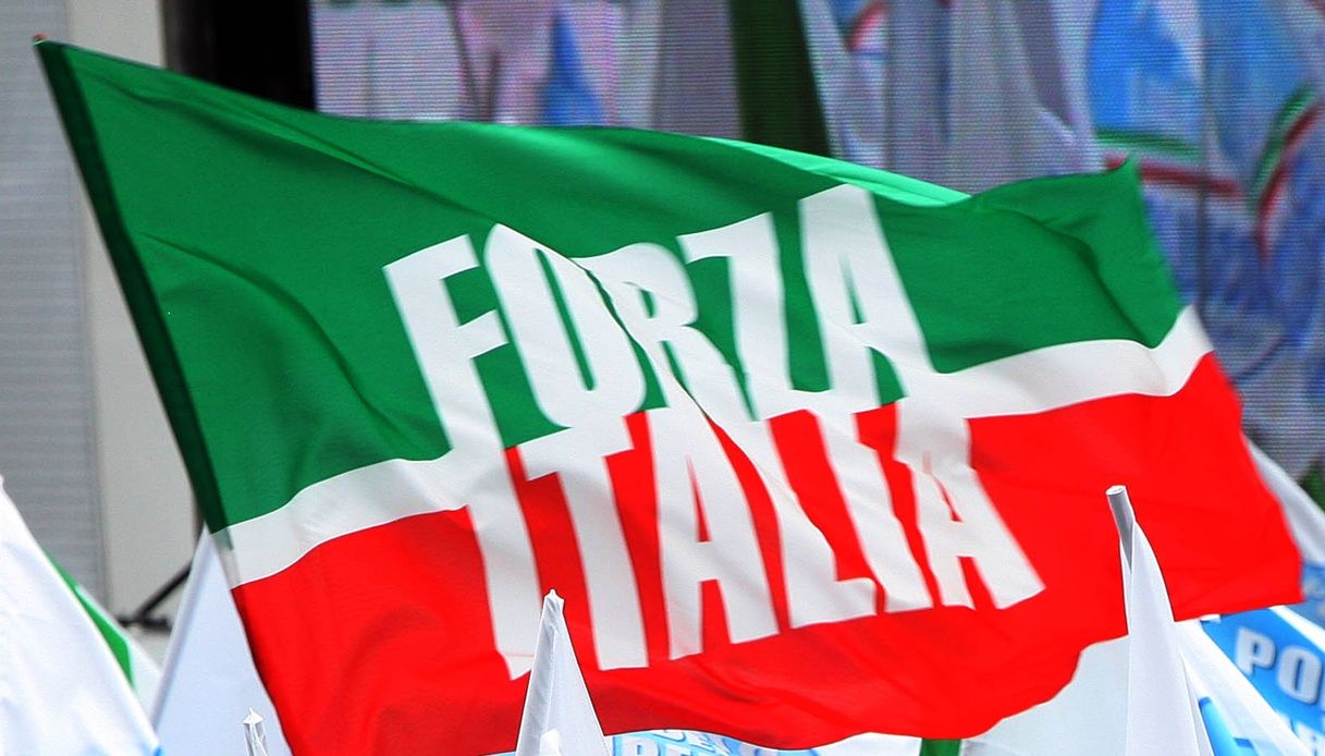 Bandiera di Forza Italia