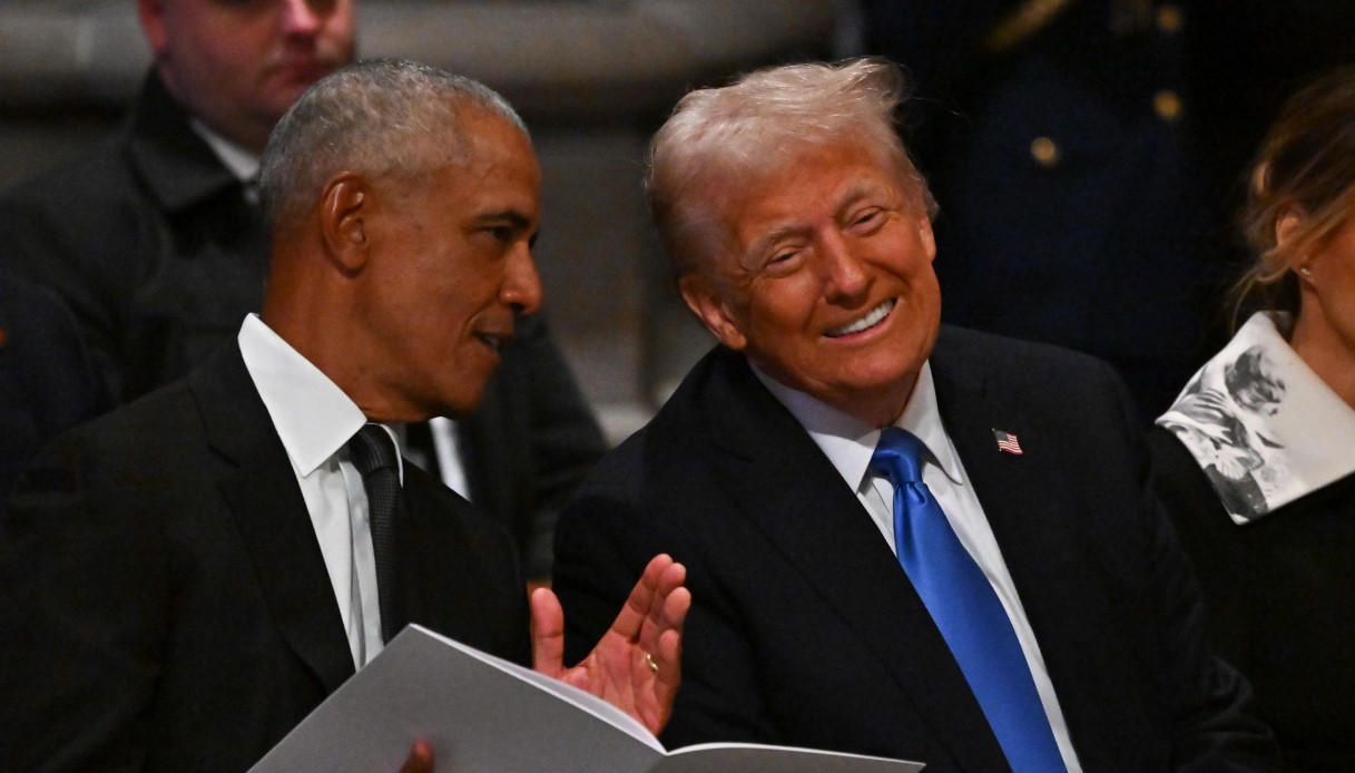 Barack Obama e Donald Trump