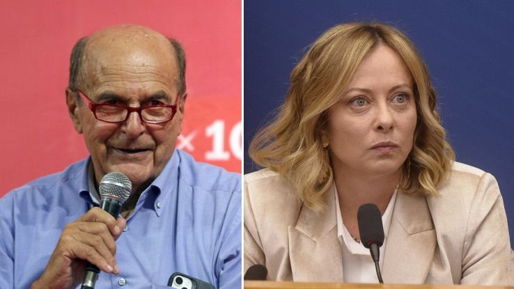 Pier Luigi Bersani contro Giorgia Meloni, stoccata su bollette e Soros: poi  lo scontro con Italo Bocchino