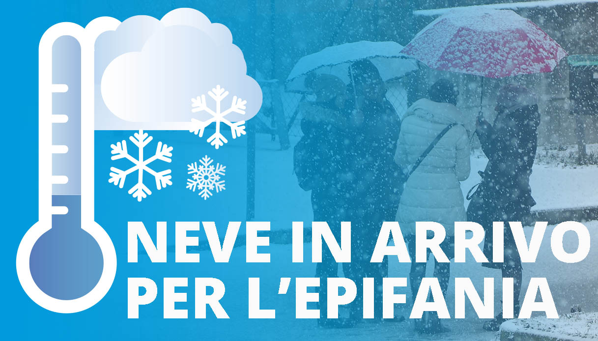 Neve in Pianura Padana secondo le previsioni meteo sull