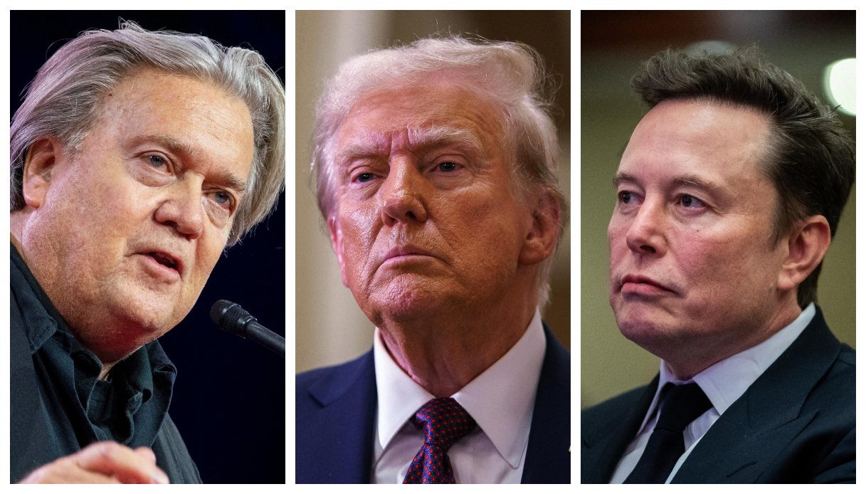Steve Bannon contro Elon Musk, Donald Trump tra due fuochi: da Vance al figlio, chi si schiera con chi