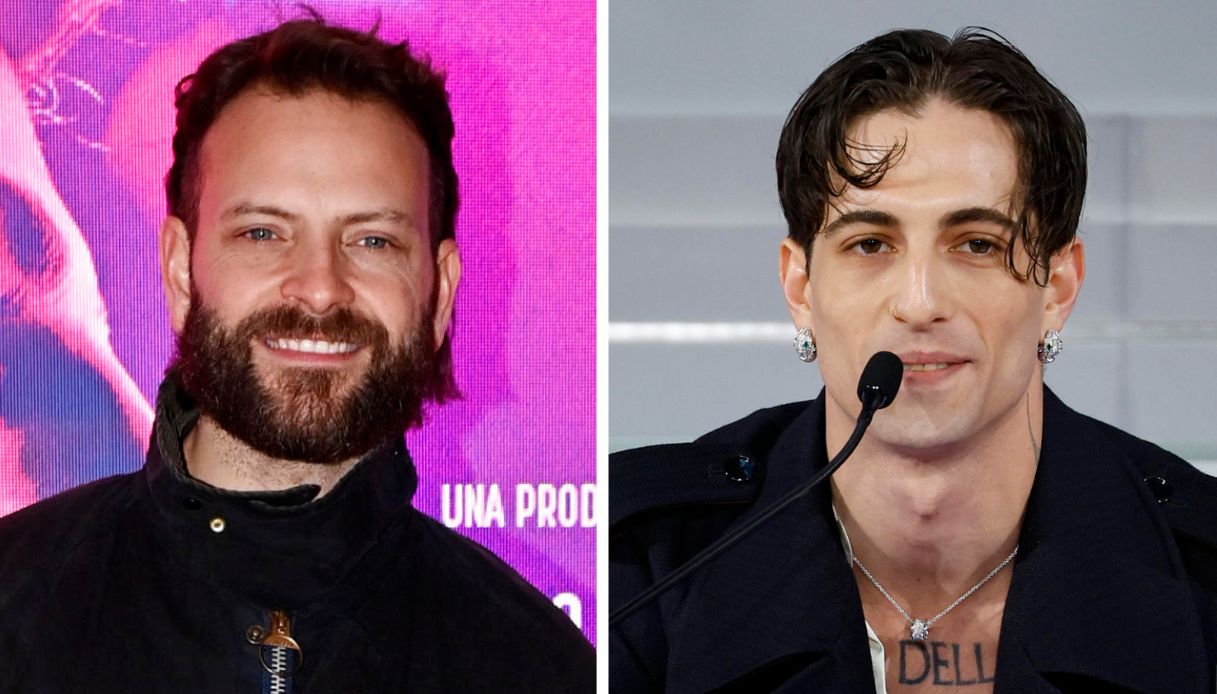 Alessandro Borghi con Damiano David a Sanremo 2025, dalla Tourette al successo come Rocco Siffredi