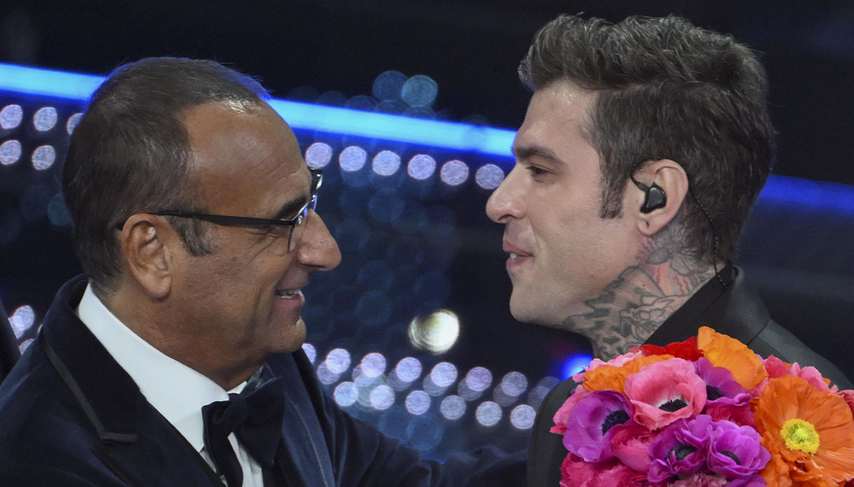 carlo conti fedez indagato