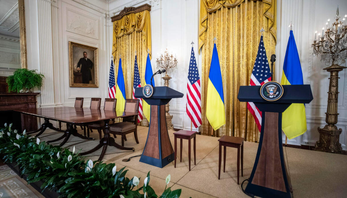 Conferenza stampa Trump Zelensky