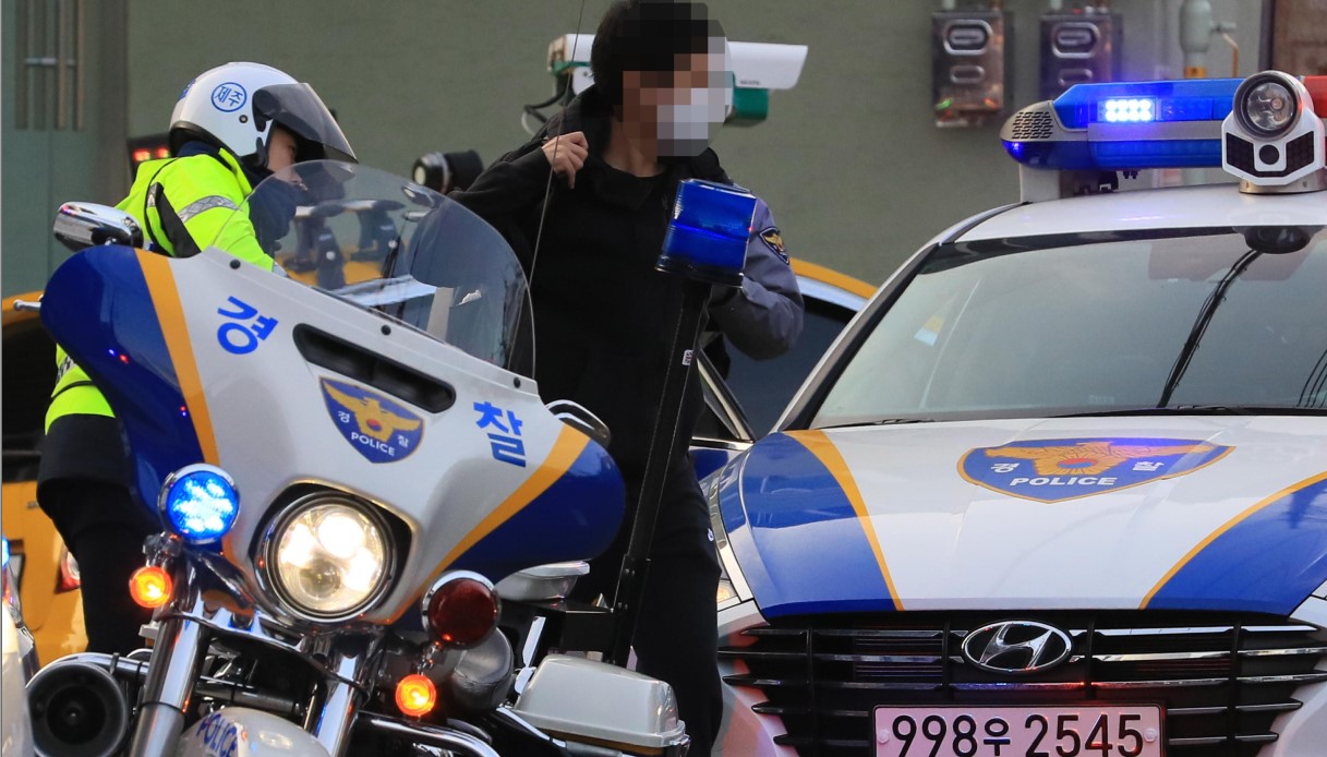 polizia Corea del Sud