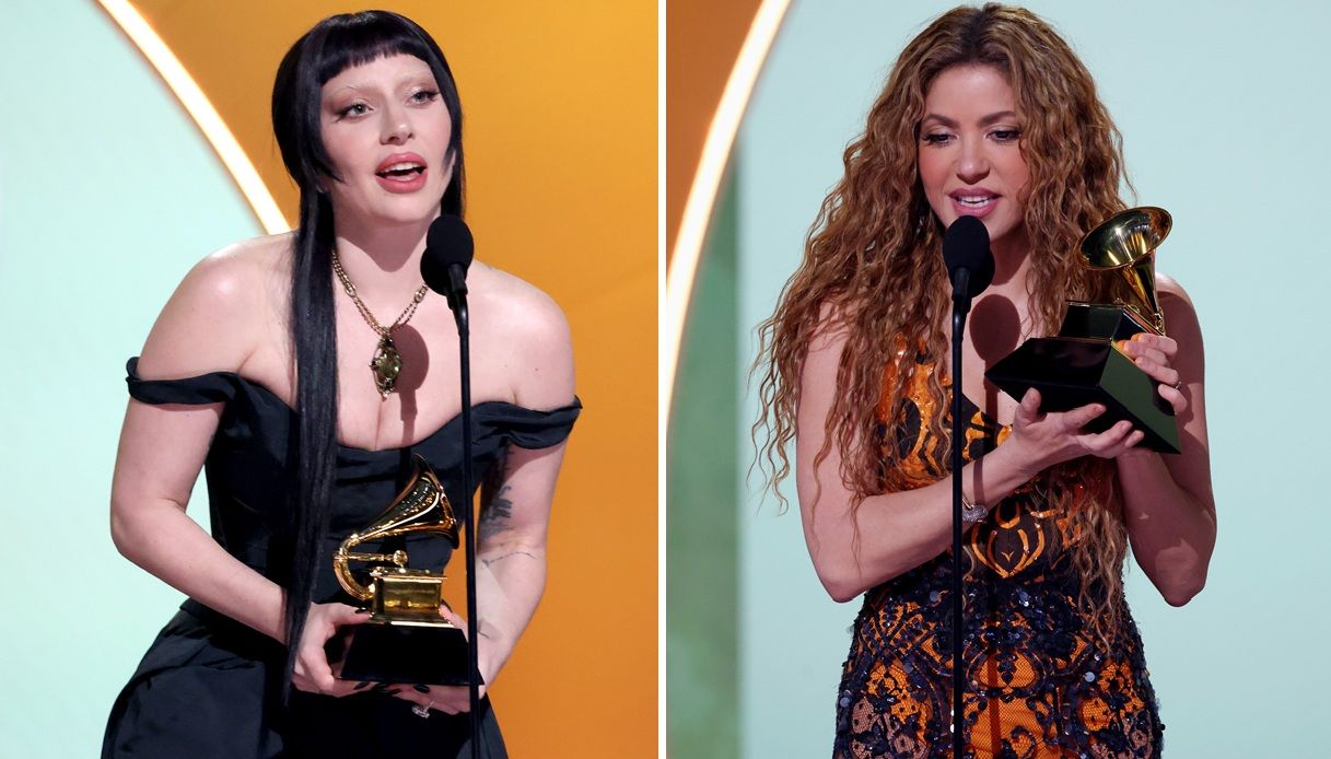 Ai Grammy Awards 2025 Lady Gaga e Shakira sfidano Donald Trump, la dedica a persone transgender e migranti