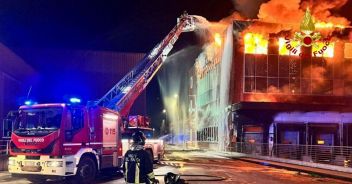 Incendio Inalca Reggio Emilia
