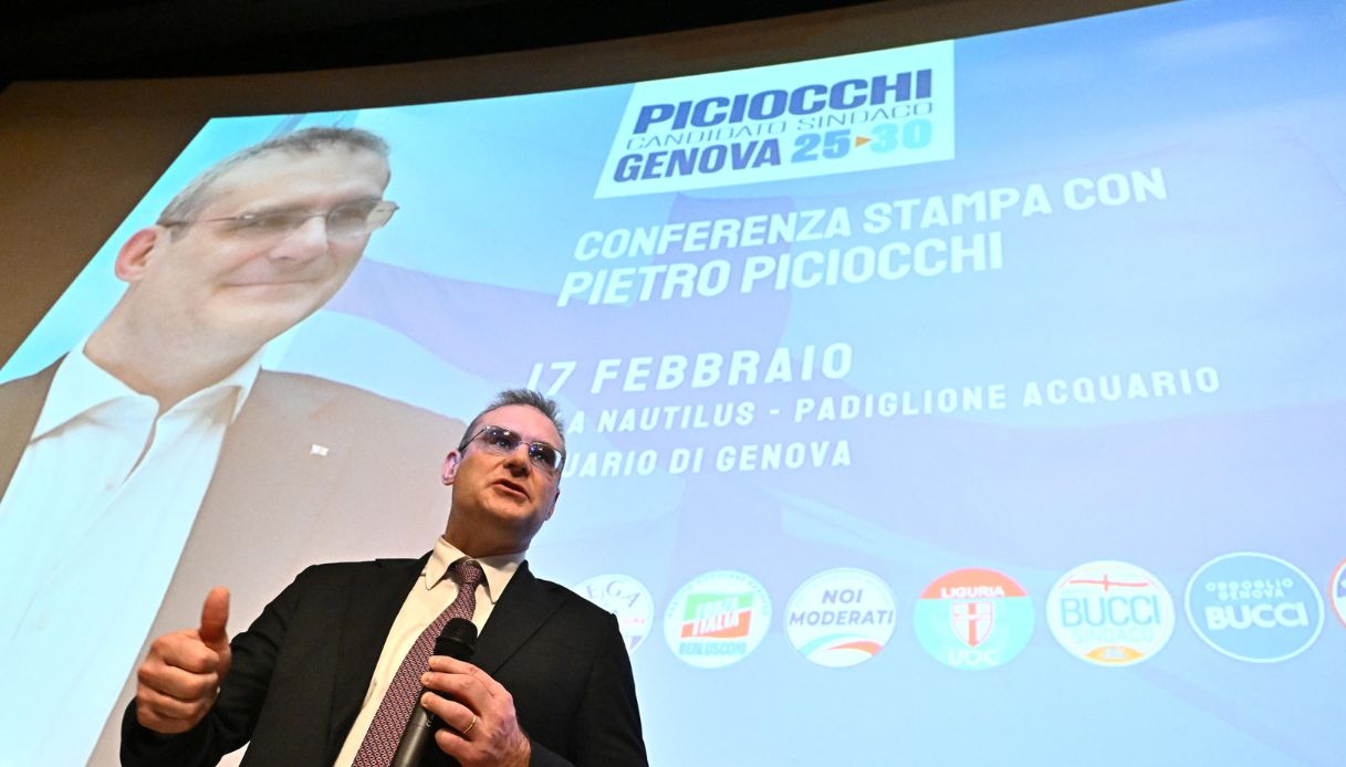 Pietro Piciocchi candidato Genova centrodestra Silvia Salis