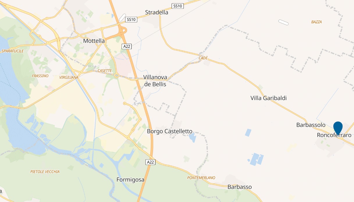 Mappa Roncoferraro