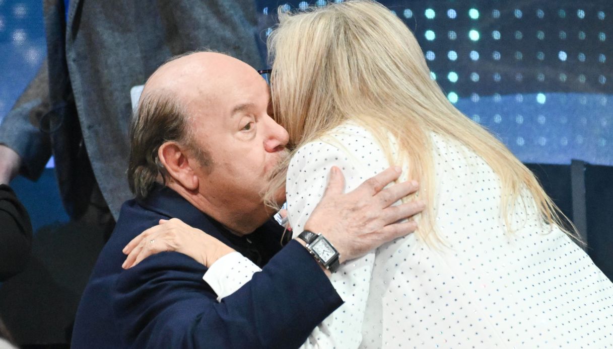 sanremo lino banfi commosso cristicchi