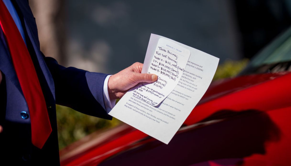 donald trump elon musk tesla