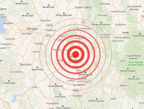 Terremoto a Foligno di magnitudo 3.5, la scossa spaventa i residenti: 