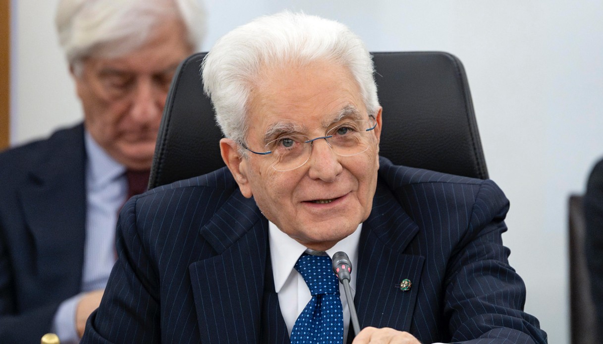 Il presidente della Repubblica Sergio Mattarella