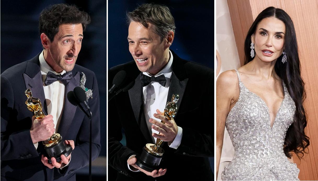 Chi ha vinto i premi Oscar 2025: miglior film ad Anora, delusione per Demi Moore e per gli italiani