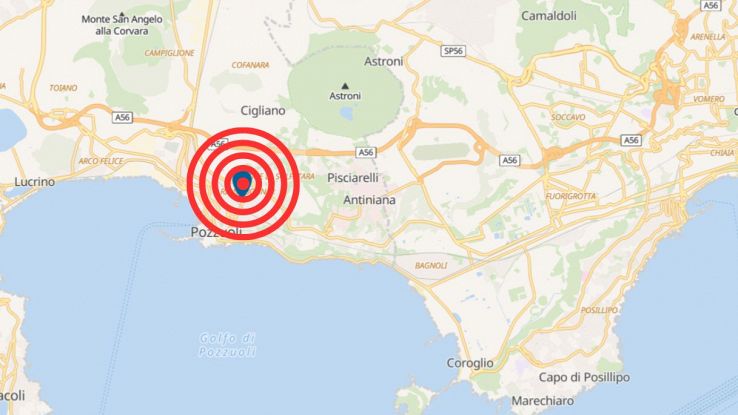 Nuova scossa di terremoto di magnitudo 3.9 a Napoli e nei Campi Flegrei ...