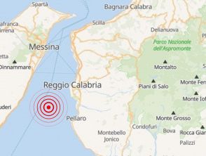 Terremoto tra Reggio Calabria e Messina, sisma di magnitudo 3.4 sentito sullo stretto: la situazione