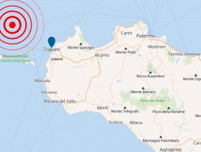 Terremoto alle Isole Egadi, scossa di magnitudo 4.0 avvertita anche a Trapani e Palermo