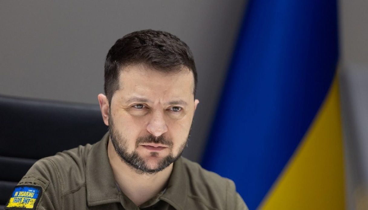 Zelensky bandiera ucraina