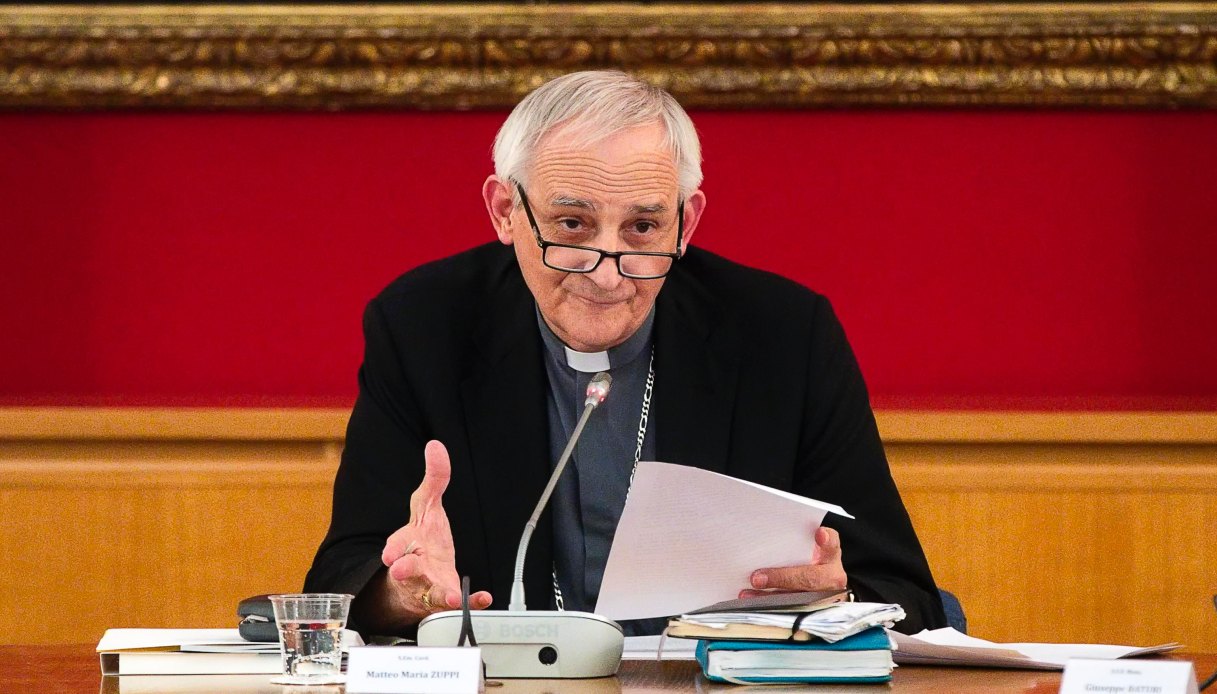Il presidente della Cei, cardinale Matteo Zuppi