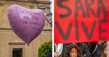 funerali-striscioni-sara-campanella