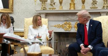Giorgia Meloni e Donald Trump