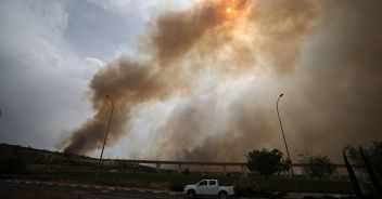 israele-incendio