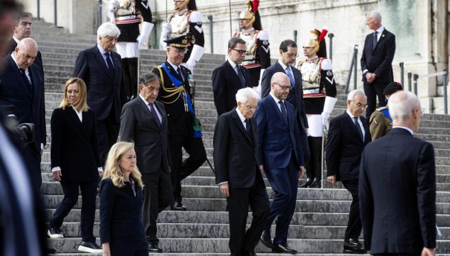 25 aprile Mattarella e Meloni