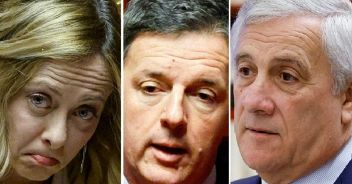 renzi-tajani-meloni-dazi-trump