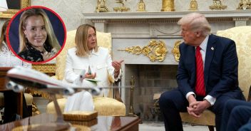 traduttrice meloni trump
