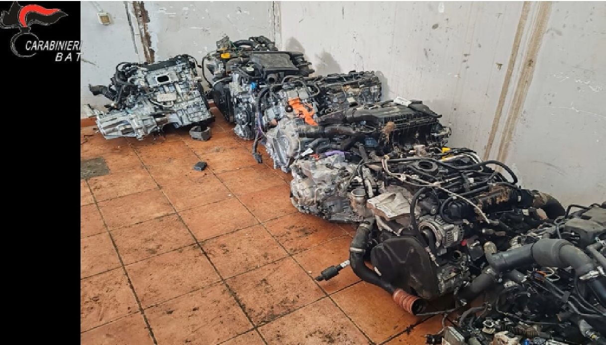 Auto cannibalizzate a Cerignola, maxi blitz: trovati migliaia di pezzi rubati già pronti per la vendita Auto cannibalizzate a Cerignola, maxi blitz: trovati migliaia di pezzi rubati già pronti per la vendita
