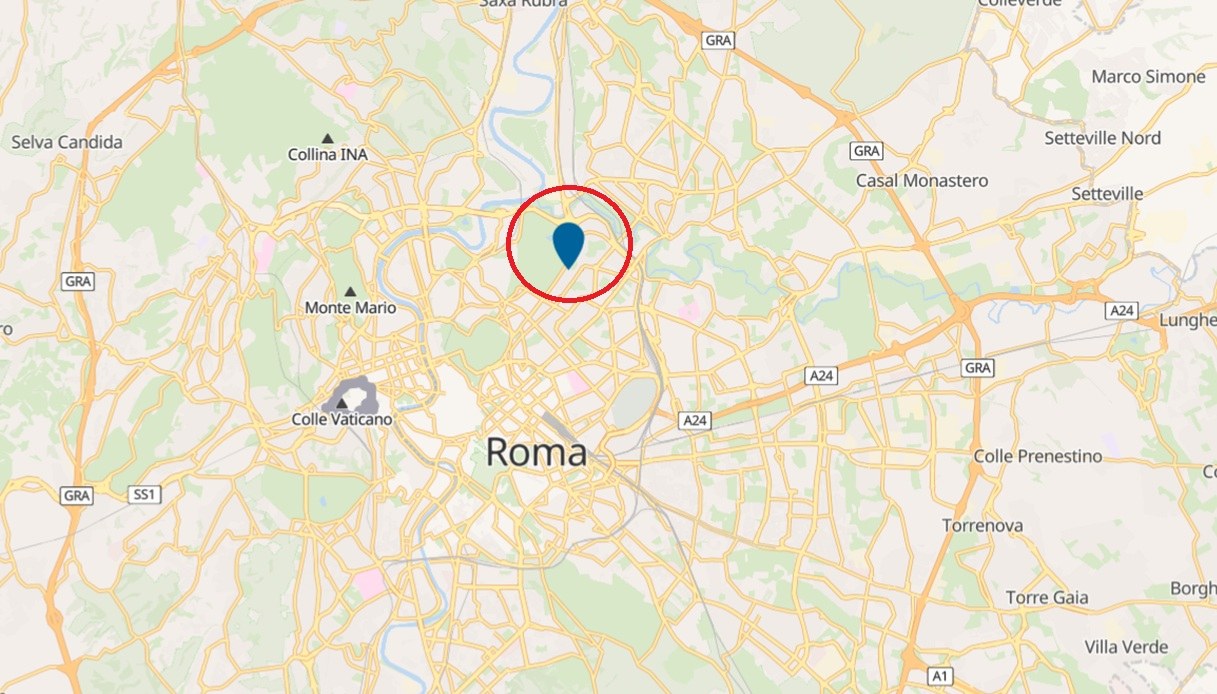 Cartina quartiere Roma