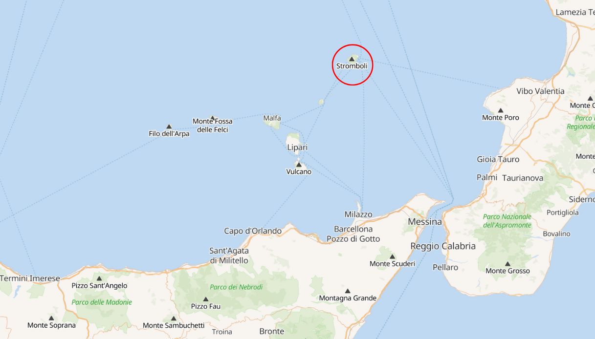 ciclone stromboli sicilia eolie