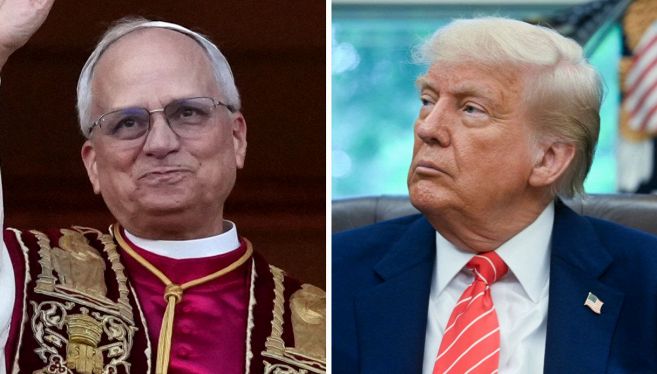 Donald Trump e Papa Leone XIV