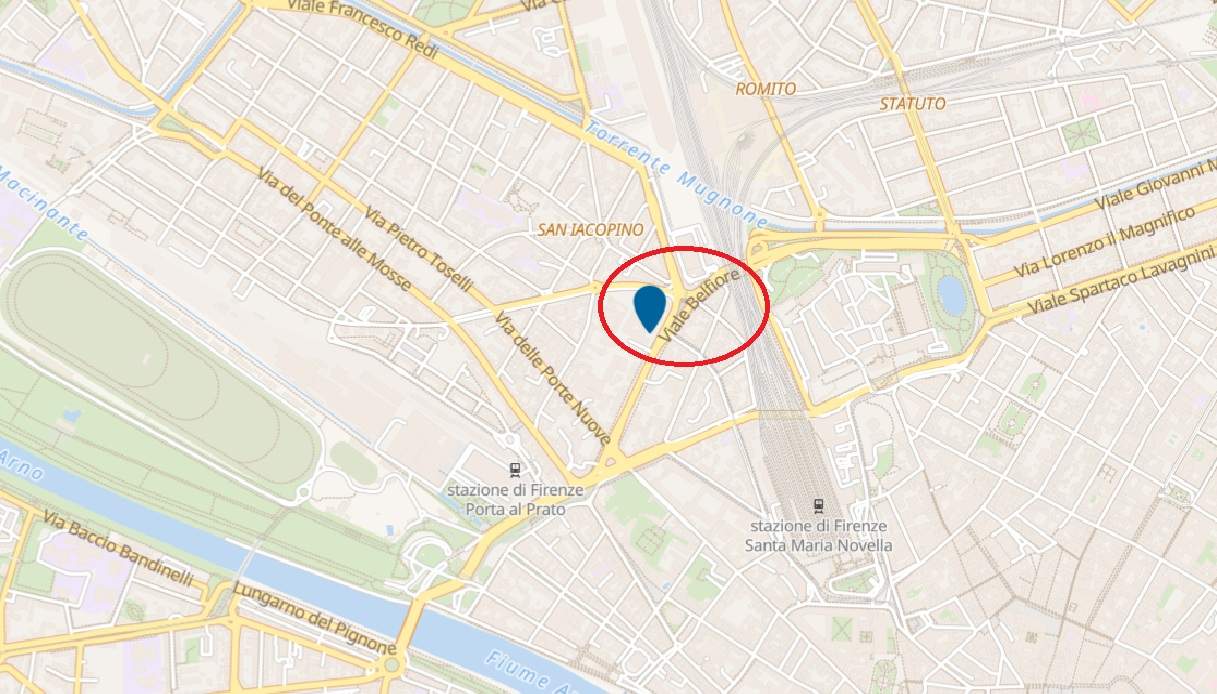 Mappa Firenze centro
