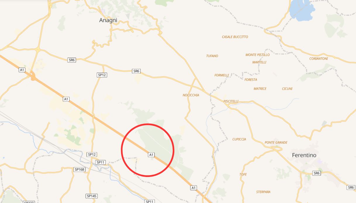 incidente a1 anagni ferentino